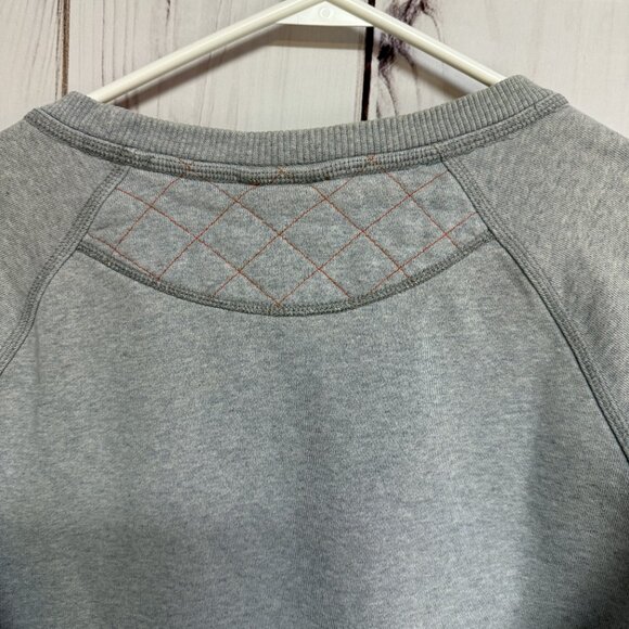 Patagonia Reclaimed Cotton Crew Women’s Medium Gray Quilted GUC - Picture 6 of 13